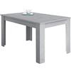 Arreditaly Tavolo Da Pranzo Allungabile Fino a 190 cm In Legno Toledo Tavolino Consolle Estensibile Salotto Salone Sala Pranzo Design Moderno Elegante 190 x 78 x 90 cm Colore Grigio Cemento