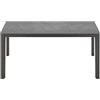 milani home - Tavolo Da Pranzo Moderno Di Design - Allungabile -Cm 80x120/170 - Grigio - Rovere - Per Sala Da Pranzo