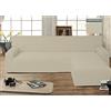 BIANCHERIAWEB Copridivano Genius con Penisola Chaise Longue Modello Swing Colore Dover Destra Dover