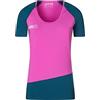Rock Experience REWT01461 Merlin SS T-Shirt 0834 Super Pink+1484 Moroccan Blue S