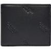 Calvin Klein Jeans Calvin Klein Logo Print Bifold With coin, portafogli Uomo, Black, 11 * 9 * 2 Cm