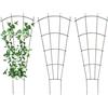 IGTOPS Supporto per rampicanti da giardino, traliccio per piante rampicanti per balcone giardino terrazza, supporto stabile per vaso, supporto per piante da giardino, griglia per piante per peonie, ortensie