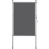 Jaxguom Tenda da sole verticale con morsetto esterno, 120 x 270 cm, allungabile, tenda verticale con manovella senza foratura, protezione per balcone e protezione dal vento per giardino e terrazza,