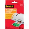 Scotch - Buste termoplastiche con clip 5,2 x 7,2 cm. 100-Pouches Trasparente