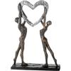 Casablanca modernes Design Casablanca Esclusiva scultura in bronzo finitura VICTORY poli su Base nera altezza 37 cm larghezza 26 cm