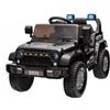 RELAX4LIFE Auto Elettrica per Bambini, Jeep 12V con Controllo Remoto a 3 Velocità per Genitori, Funzione Musicale Integrata, Luci LED, Avvio e Arresto Lento, MP3, USB, Camion Cavalcabile (NERO)