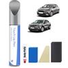 PARTS4EV G4I/KCA/10K - Kit per ritocchi di vernice al quarzo profondo per Opel grigio metallizzato/quarzo argento