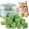 DYD Snack Liofilizzato per Gatti con Erba Gatta, Pollo e Uovo - Croccantini Naturali per L'eliminazione delle Palle di Pelo, la Digestione e L'appetito - 50g
