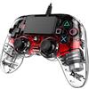 NACON Compact Controller Wired para PS4/PC Iluminado Rojo