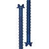 DOJA Barcelona DOJA Industrial | Viti Torx per calcestruzzo | Confezione 50 | 6,5 x 80 | Tasselli in calcestruzzo | Viti a testa piatta | Acciaio zincato | Tassello Torx Screws | Uso: tasselli da parete, viti in