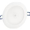 HUBER Downlight [11 W 1200 lm] con rilevatore di movimento PIR a 360° | Rilevatore di movimento a incasso con faretto orientabile con rilevatore di movimento
