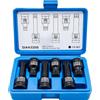 DAKCOS Set di chiavi a bussola Impact XZN da 1/2, M14 M16 M18, set di 6 chiavi a bussola quadrate triple scanalate, Cr-Mo