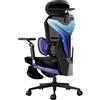 AutoFull G7 Sedia Gaming Ergonomica, Sedia da Gaming con Supporto Lombare Dinamico, Braccioli Girevoli a Doppio Asse 720°, Schienale Reclinabile a 140° e Cuscino Cervicale 4D (Laser)