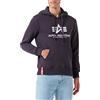 Alpha Industries Basic Hoody Felpa con Cappuccio da Uomo Olive