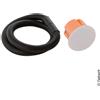 Geberit set struttura grezza, controllo WC con azionamento risciacquo meccanico, maniglia di supporto pieghevole, 241154001, [Placche di Scarico > Accessori per Placche di Scarico]
