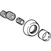 Hansa set rosette e collegamento a S, 59913824, Universal cromo [Rubinetteria Bagno > Ricambi Rubinetteria Bagno]
