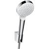 hansgrohe Crometta set doccia con supporto, 1 tipo di getto, 26568400, Crometta bianco/cromo [Rubinetteria Bagno > Set Doccia]