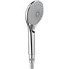 Bossini Syncronia doccetta, 3 tipi di getto, B00805000030005, Syncronia cromo [Rubinetteria Bagno > Doccette / Supporti]