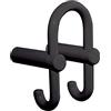 Hewi 801 gancio portasciugamani, 801.90.030 90, 801 nero profondo [Accessori Bagno > Portasciugamani]