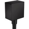 hansgrohe Fixfit Square presa d'acqua, 26455670, Fixfit Square nero opaco [Rubinetteria Bagno > Prese d'Acqua]