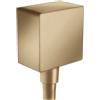 hansgrohe Fixfit Square presa d'acqua, 26455140, Fixfit Square bronzo spazzolato [Rubinetteria Bagno > Prese d'Acqua]