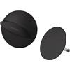 hansgrohe Flexaplus copertura per set scarico e troppopieno, 58185670, Flexaplus nero opaco [Rubinetteria Bagno > Sistemi di Scarico]