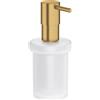 Grohe Essentials dispenser per sapone, 40394GN1, Essentials; Essentials Cube; Essentials Authentic; BauCosmopolitan cool sunrise spazzolato/satinato [Accessori Bagno > Accessori per Accessori Bagno]