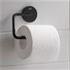 Emco Round porta rotolo, 430013300, Round nero opaco [Accessori Bagno > Porta Rotolo]