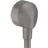 hansgrohe Fixfit E presa d'acqua, 27454340, Fixfit E nero cromato spazzolato [Rubinetteria Bagno > Prese d'Acqua]