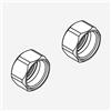 hansgrohe set dadi di raccordo per rubinetti esterni, 96157670, Universal nero opaco [Rubinetteria Bagno > Ricambi Rubinetteria Bagno]