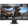 LG Monitor LG 32GS60QC-B Quad HD 32" 144 Hz 50 - 60 Hz 180 Hz