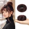 FDEETY Elastico Capelli Chignon Coda di Cavallo Extension per Capelli Posticcio Dritto Corto Bun per Donna Ragazze