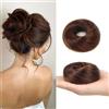 FDEETY Elastico Capelli Chignon Coda di Cavallo Extension per Capelli Posticcio Dritto Corto Bun per Donna Ragazze