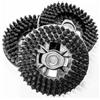 JPshop - Kit 3 Spazzole con setole senza ganci per lucidatrice universale