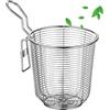 CAASFOOY Cestello Per Pasta Separati in Acciaio Inox, CAASFOOY Cuoci Pasta a Scomparti Con Divisori, Colino a Maglia Fine, Per Pentola CaldaIdeale Per Scolare Pasta E Verdure
