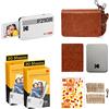 KODAK Mini 2 Retro 4PASS Stampante Fotografica Portatile (5,3x8,6cm) + Pacchetto accessori e 68 Fogli, Bianco