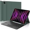 Occtingkind, Tastiera per iPad Pro 12.9 pollici, Custodia con Tastiera per iPad Pro 6/5/4/3 Generazione 2018-2022, Cover con Touchpad Magnetica Bluetooth Keyboard, Italiano, USB C, Verde Scuro