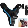 FLAVNTEL Cinturino per il Mento del Casco da Moto Supporto Sottogola per Casco Moto Supporto per Mento per Ciclismo Action Camera Portacasco Integrato Compatibile con Gopro e Altre Action Cam