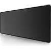 LL-COEUR XXL Nero Tappetino per Mouse Pad Gaming Computer Scrivania Office Mat (800 x 300 x 3 mm)