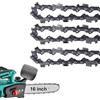 Movstriker Confezione da 3 catene per motosega da 40,6 cm, 56 maglie, calibro 127 cm, passo 3/8, 40 cm, catene di ricambio per motosega a basso contraccolpo, adatte per motosega Craftsman, Echo, Poulan, Ryobi