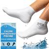 Aquasafe Guardsocks Aquasafe Calze Piscina Impermeabili Anti Verruche in Lattice Calze Nuoto Antiscivolo Scarpe Piscina Bambino Igieniche e Protettive (IT, Numero, 39, 42, Regular, Regular, Grande, White)