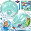 CYJJYZ Braccioli Bambini 1-4 Anni, Rotondi Gonfiabile Braccioli Bambina,Verde Dinosauro Braccioli per Bambino 6-18 Kg, Braccioli Neonato per Spiaggia,Piscina, Feste,Principianti, Ausili per Il Nuoto
