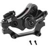 Robusta pinza freno a disco meccanica da 160 mm per mountain bike uso ruota anteriore e posteriore (nero