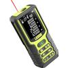 LASGOO Metro Laser, LASGOO 100m/328ft Misuratore Laser, Misuratore di Distanza Laser con Sensore Angolare,Ft/In/M, Display LCD Retroilluminato, Modalità Distanza/Area/Volume/Pitagorica, Batteria Inclusa