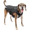 Kurgo North Country - Capotto per Canoi, Giacca Invernale per Cani, Impermeabile per Cani, Antivento, Catarofrangente - Nero, L