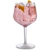 DoimoFlair Calice Ballon Gin Tonic o Vino in Plastica Infrangibile bicchiere per Cocktail Trasparente 86 cl Set da 2 pezzi