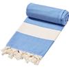 Sowel® Telo mare XXL, 100 x 200 cm, asciugamano da sauna, asciugamano grande, leggero, sottile, asciugamano per hammam, Fouta, pestemal, donna e uomo, 100% cotone, blu oceano