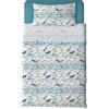 LA DOLCE CASA | Completo Letto Singolo Bambino con Stampa, 100% Cotone, Set Lenzuolo Angoli, Lenzuolo Piano e 1 Federa, Stampa Barca