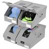 VAESIDA Organizzatore Portacappelli 4 Pezzi, Scatola Trasparente con Rinforzo in Cartone, Contenitore per Fino a 56 Cappelli da Baseball, Ideale per Armadio, Scaffale, Guardaroba