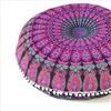 AVA Collections 22 pollici/55 cm rotondo mandala copertura per cuscino da pavimento cuscino per meditazione divano posti a sedere tiro hippie rotondo colorato decorativo bohémien boho chic cuccia per